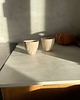 kubki i filiżanki Zestaw 2 Organicznych Ceramicznych Czarek Wabi Sabi Liliowe Beżowe 220 ml 4