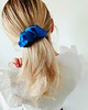 spinki i klamry do włosów Scrunchie spinka klamra jedwabna królewski chaber 4