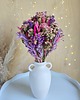 dodatki - różne Bukiet z suszonych kwiatów na Dzień Mamy, różowo-fioletowy 1