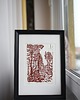grafiki i ilustracje Linoryt "Park" 1