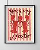 grafiki i ilustracje Plakat Lobster (Friends) 1