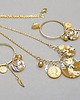 kolczyki złote Kolczyki złote Alloys Collection - Boho /łapacze snów/  5