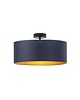 plafony Lampa sufitowa z abażurem w stylu urban jungle WENECJA GOLD fi - 40cm 3