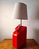 lampy stołowe Designerska lampa loftowa z metalowego kanistra 2