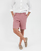 spodnie męskie Lniane spodenki SUNRISE dusty pink 2