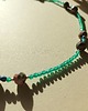 naszyjniki - inne Naszyjnik onyks zielony,  unakit i lapis lazuli 6