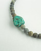 kolie Surowy Turkus i antyczny Jaspis Naszyjnik z detalem 3