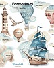 naklejki ścienne do pokoju dziecka Latarnia morska, statek, balony - Naklejka na ścianę, naklejka ścienna 5