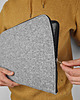 etui na laptopa POKROWIEC NA LAPTOPA z filcu czarny zamek macbook 7