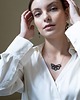 złote naszyjniki Naszyjnik porcelanowy Wachlarz 1