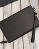 torby i nerki męskie Saszetka męska skórzana do ręki elegancka brązowa AL-26-BR 8