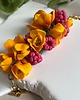 bransoletki - inne Bransoletka Owocowa. Malina i tulipany. Handmade 6