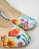 czółenka damskie RĘCZNIE ROBIONE CZÓŁENKA ZAPATO 042 KWIATEK 2