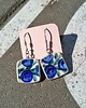 kolczyki ceramiczne Kolczyki ceramiczne Bolesławiec jagody 1