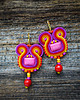 kolczyki soutache Etniczne i kolorowe kolczyki soutache 2