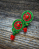 kolczyki soutache Papryczki - letnie kolczyki soutache 3