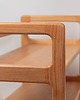 regały i półki Regał z litego drewna z półkami  Mid Century Modern   styl retro 4
