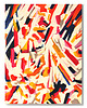 obrazy Kolorowy obraz na płótnie HAPPY STROKES 50X70 cm 1