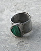 pierścionki - różne Roman Ancient Ring ;) surowy malachit 2