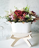 dodatki - różne Stroik flower box z wiosennych kwiatów 5