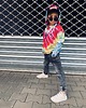 bluzy dla chłopców Bluza Chłopiec DR.CROW Tie Die Colorful 3