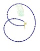 chokery Lapis lazuli - choker 1