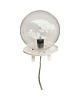 lampy stołowe Lampa Space Age z kulistym kloszem bubble glass, Niemcy lata 70. 7