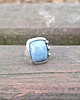 pierścionki - różne Opal niebieski - pierścionek regulowany 1