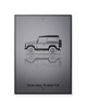 plakaty Plakat Motoryzacja - Land Rover Defender 1