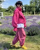 spodnie materiałowe damskie Balloon pants Szachownica 7