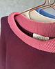 swetry damskie  Sweter Wełniany Bordowy BARIBAL Oversize 100% Wełny Merino RWS 1