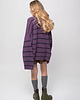 swetry damskie  Handmade Lazy Lines Sweater - Plum 3