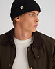 czapki i kapelusze męskie Krótka czapka prążkowana czarna 6
