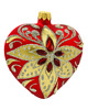 ozdoby choinkowe Bombka choinkowa: Serce z czerwonymi kryształami: czerwone 1