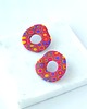 kolczyki z masy plastycznej Kolczyki wkrętki - donuty TRUE COLORS 1