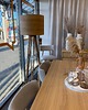 lampy podłogowe Lampa podłogowa LEEA - STEEL OAK.  Abażur fornir  dąb. 4