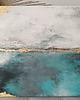 obrazy LINIA HORYZONTU 2 Ręcznie malowany obraz ze złotem 100X70 cm 1