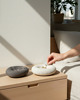 Ozdoby na ścianę Organiczne misy ceramiczne, Ręcznie robione misy w stylu wabi-sabi 3