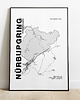 plakaty Plakat Tory wyścigowe - Nurburgring 1