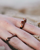 obrączki WAVES thick / copper RING 3
