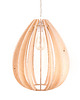 lampy wiszące Drewniana lampa industrialna sufitowa ABAŻUR HIT 2