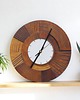 zegary Zegar Drewniany ścienny - Duży  48cm -  Cichy Mechanizm 1