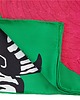 apaszki SZAL SZALIK jedwab Apaszka jedwabna ZEBRA ZIELONA 4