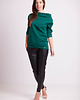 bluza bez kaptura damska Bluza kimono zielona r.38 3