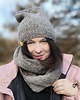 czapki damskie Delikatny cienki komin z alpaki ALPACZINA kolory 4