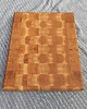 deski do krojenia i tace Dębowa deska do krojenia w stylu End Grain. Sztorcowy blok do krojenia. 3