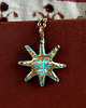 wisiory Amulet Słońce z brązu 2