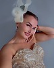 Ślubne ozdoby do włosów Fascynator ślubny boho ELZABE ECRU lub biały 9