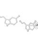 kolczyki srebrne Kolczyki srebrne z serotoniną /918/ 1