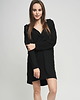 bluza z kapturem damska Bluza damska z bambusa przedłużona czarna ODE MNIE - S 4